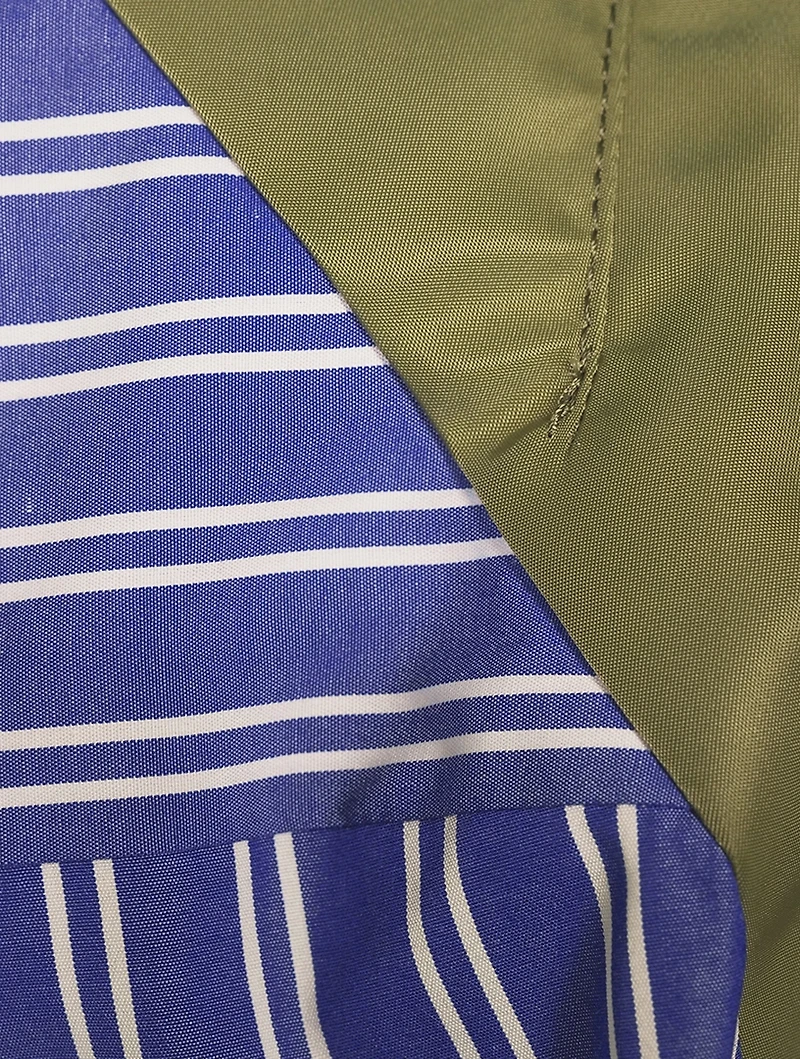 Nylon Twill Mix Shirt