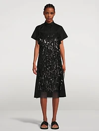 Embellished Shirt Dress