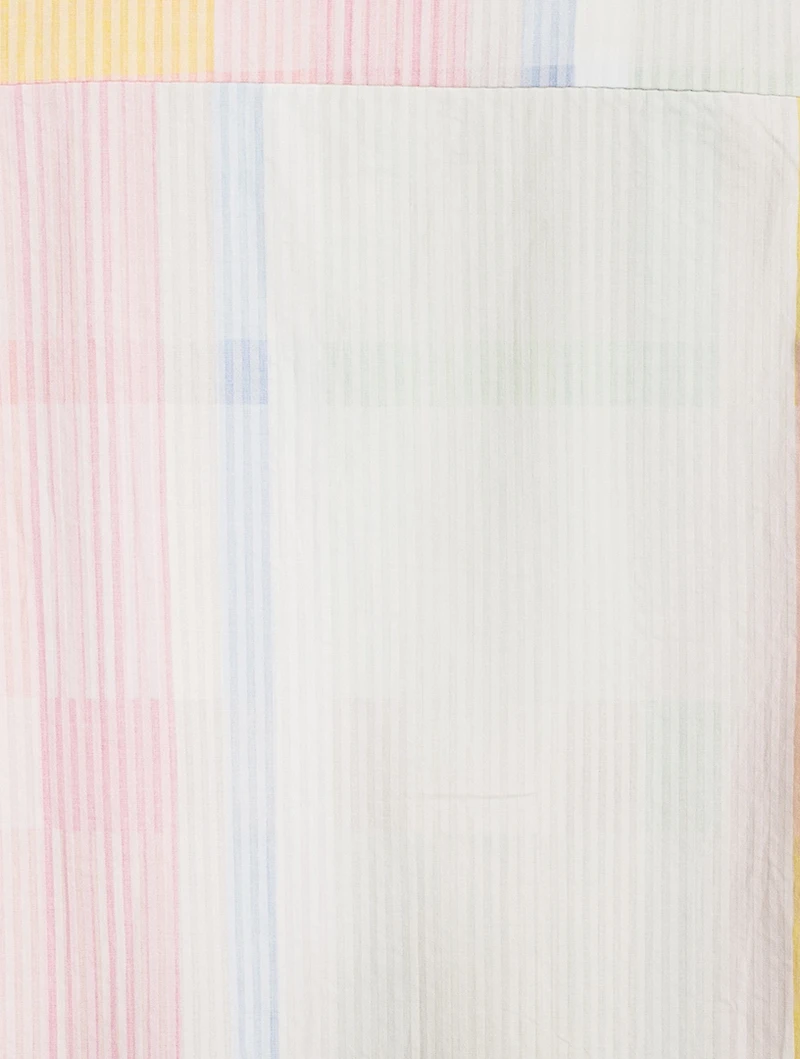 Cuban Seersucker Pajama Set Pessoa Print