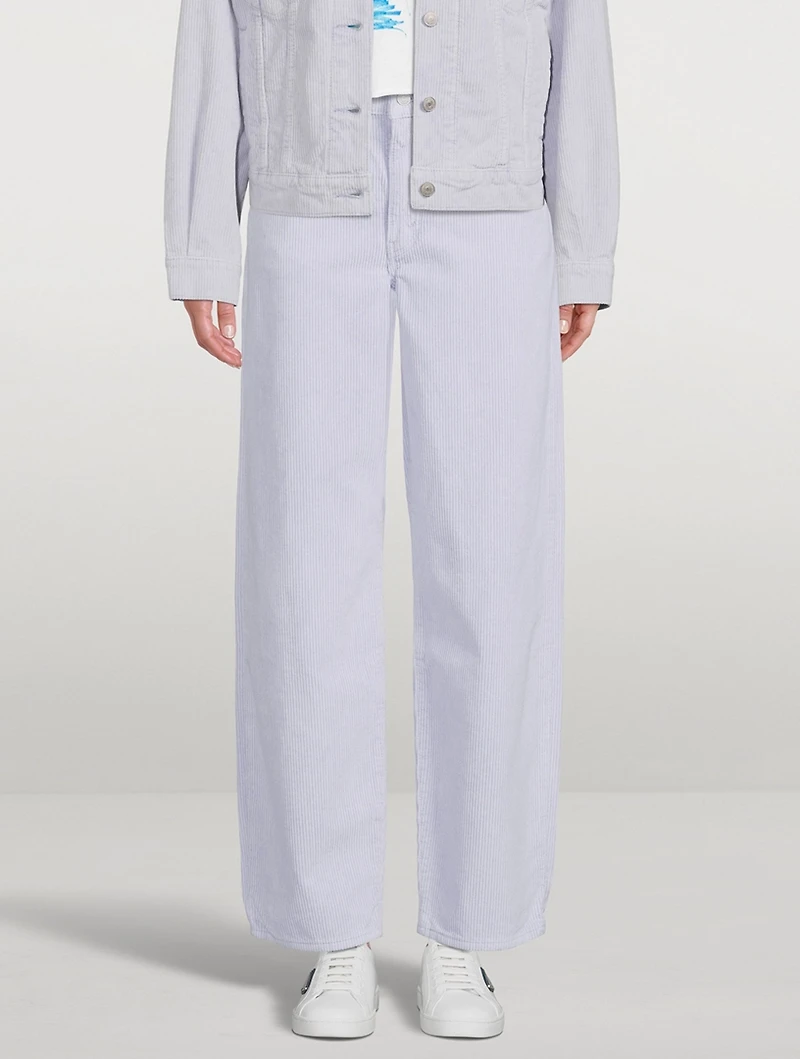 Fresh Women's Corduroy Baggy Dad Pants