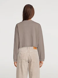 Fresh Reese Graphic Long Sleeve Crop Top