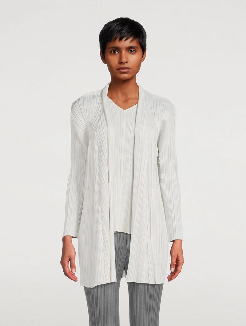 Mellow Pleats Cardigan