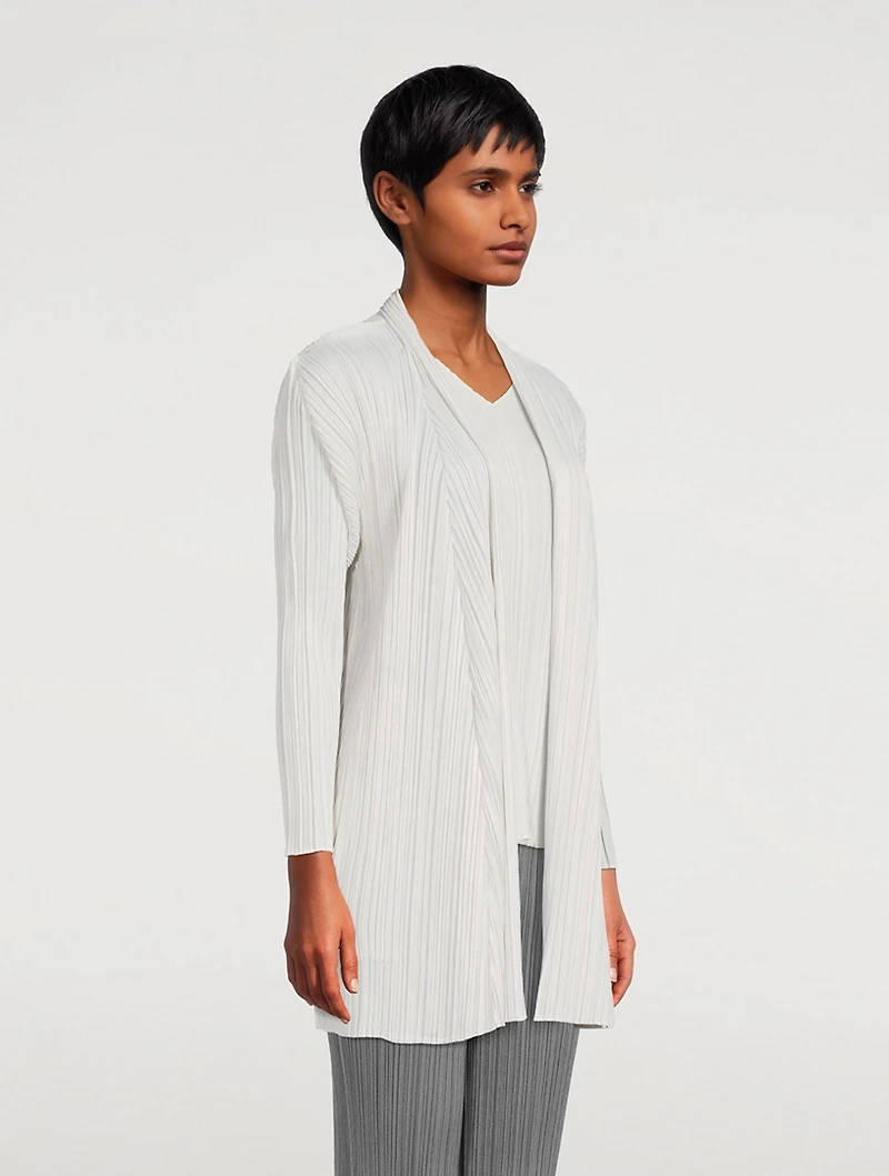Mellow Pleats Cardigan
