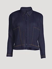 Ramie Denim Jacket