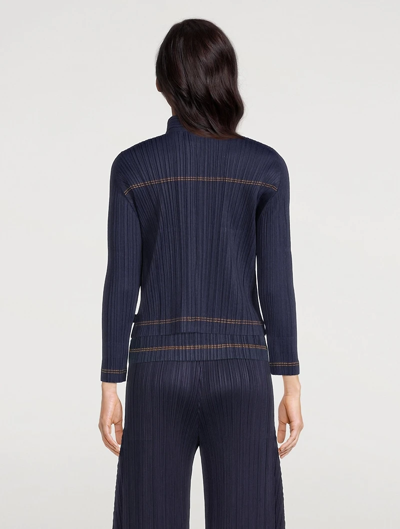 Ramie Denim Jacket