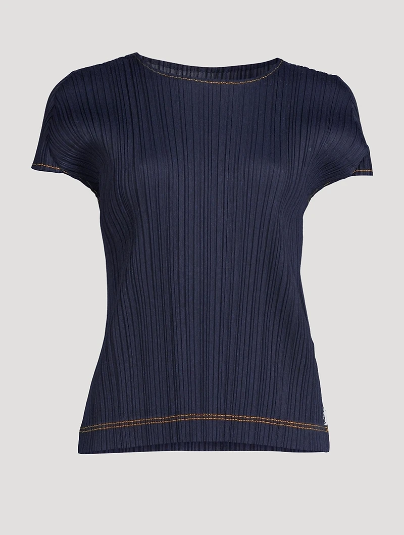 Ramie Denim Top