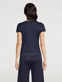 Ramie Denim Top