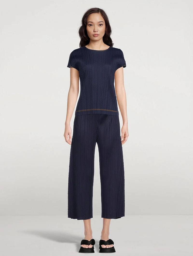 Ramie Denim Top