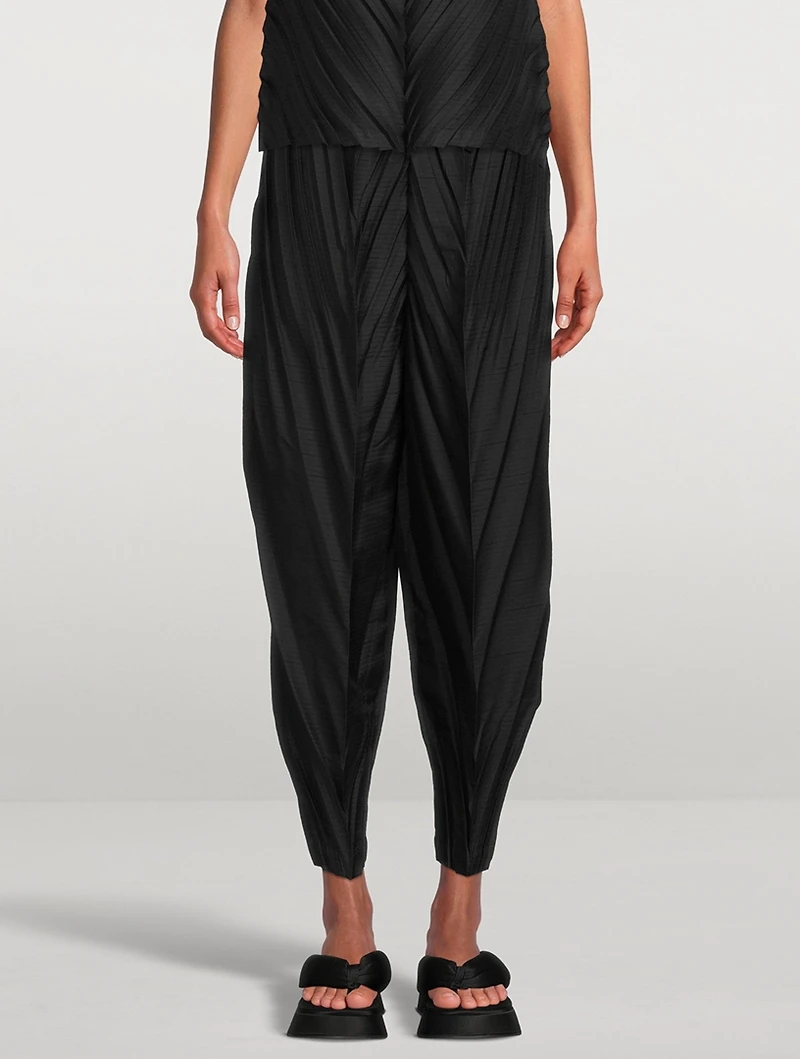 Herringbone Pleats Pants