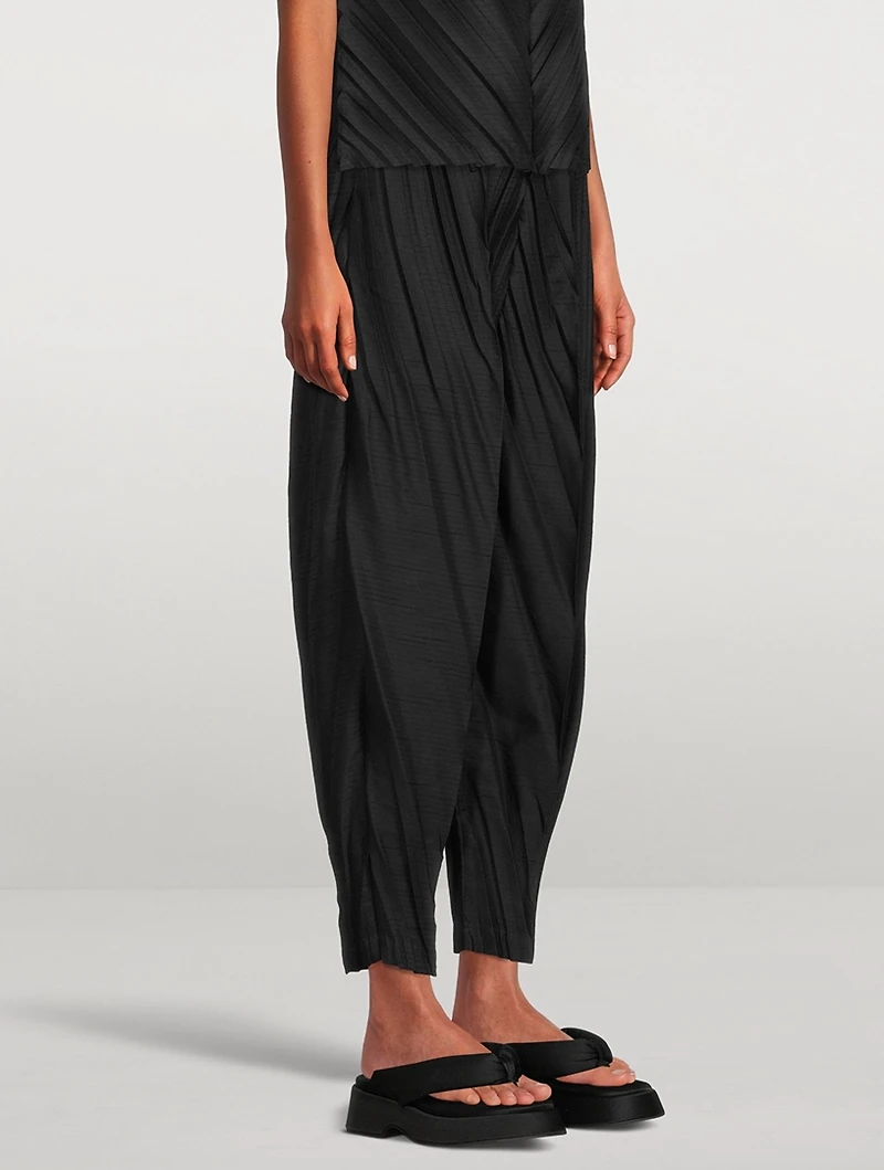 Herringbone Pleats Pants