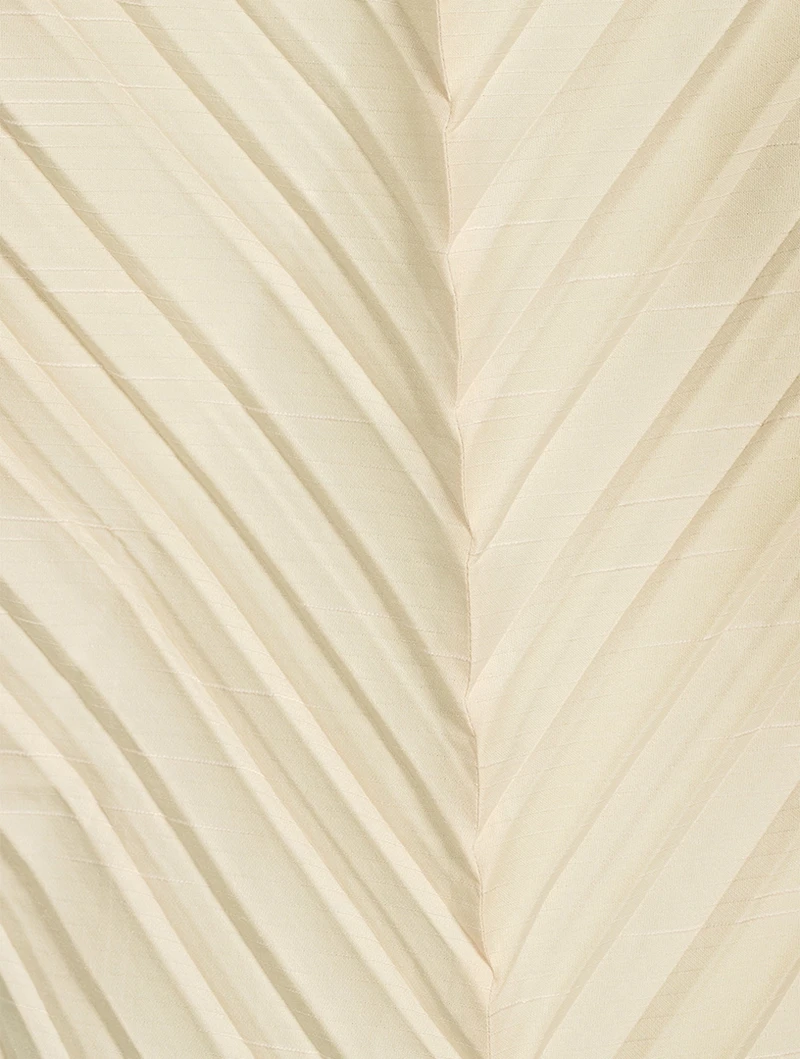 Herringbone Pleats Dress