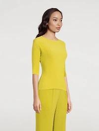 Rhombus Pleats Top