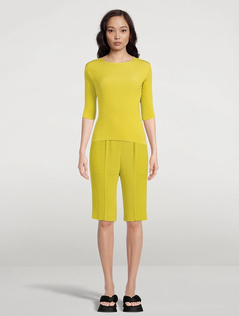 Rhombus Pleats Top