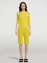Rhombus Pleats Top