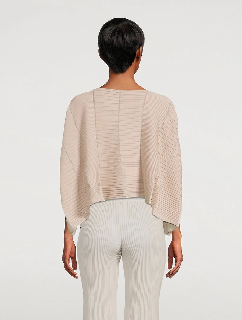 Column Knit Top