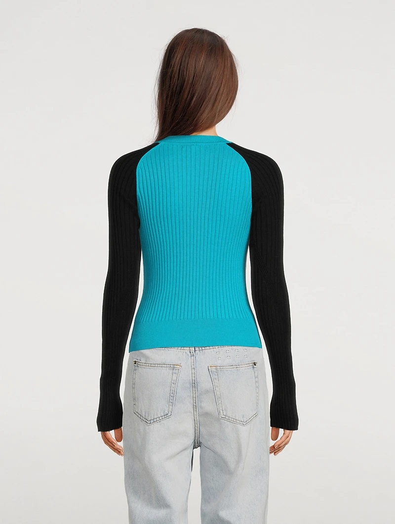 Navaya Colourblock Sweater