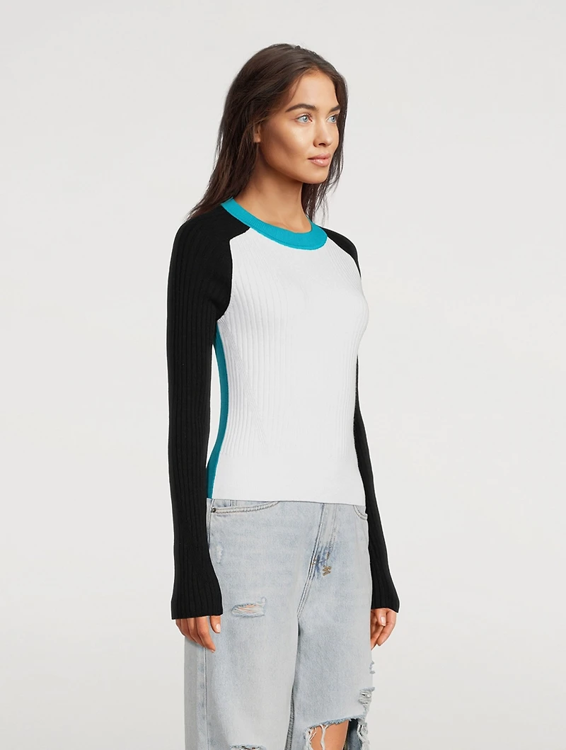 Navaya Colourblock Sweater