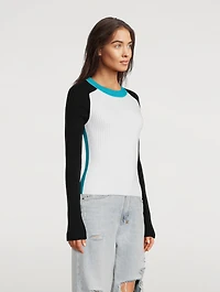 Navaya Colourblock Sweater