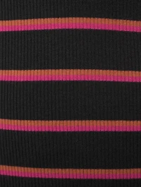 The Essential Rib Top Stripe Print