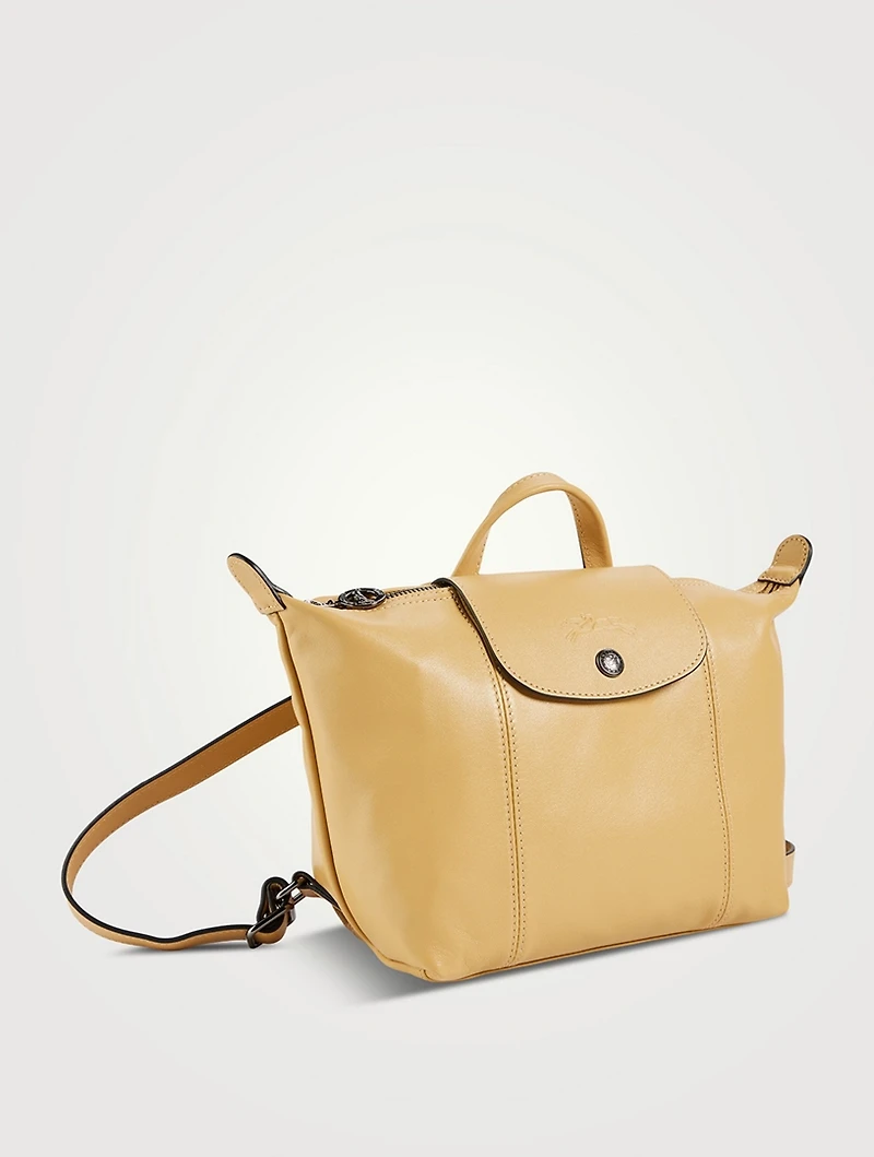 Le Pliage Cuir Backpack
