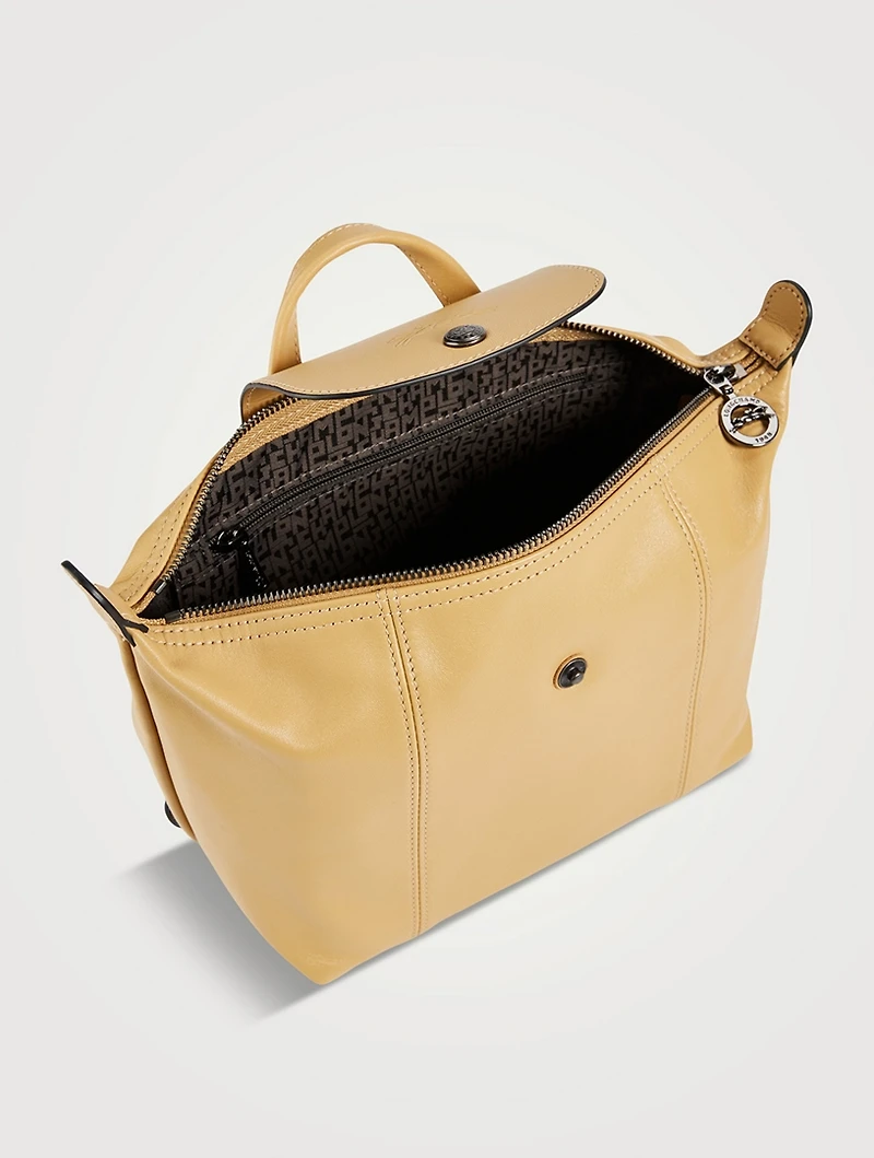 Le Pliage Cuir Backpack