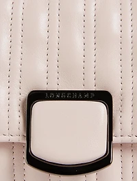Brioche Quilted Leather Chain Wallet