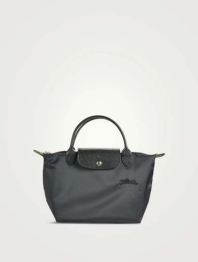 Small Le Pliage Green Top Handle Bag