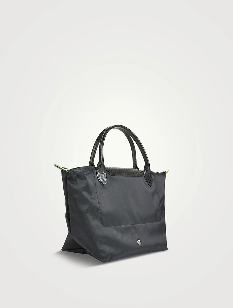 Small Le Pliage Green Top Handle Bag