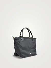 Small Le Pliage Green Top Handle Bag