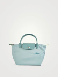 Small Le Pliage Green Top Handle Bag