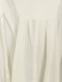 Sachi Lace-Up Peasant Blouse