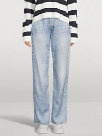 Alex Liquid Miramar High-Waisted Straight-Leg Jeans