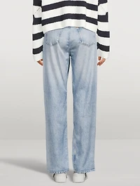 Alex Liquid Miramar High-Waisted Straight-Leg Jeans