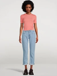 Dre Low-Rise Slim Boyfriend Jeans