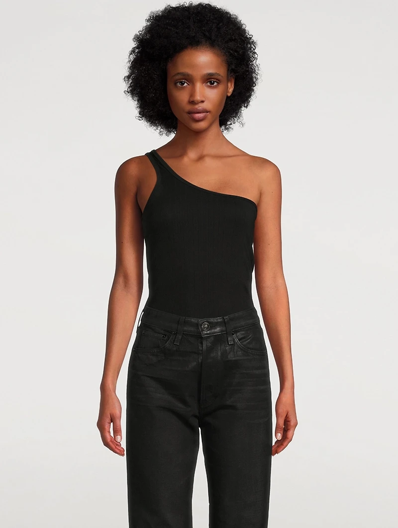 Zoe One-Shoulder Tank Top