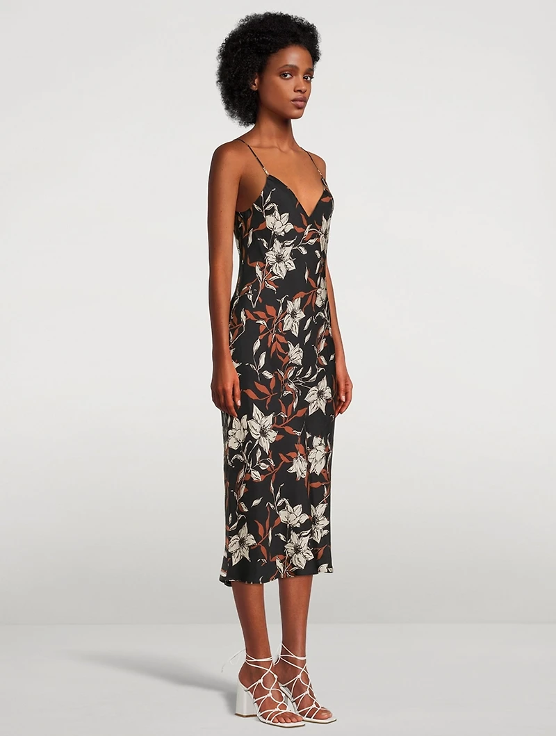 Mallory Slip Dress Floral Print