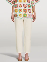 Nina High-Waisted Ankle Cigarette Jeans