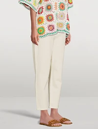 Nina High-Waisted Ankle Cigarette Jeans