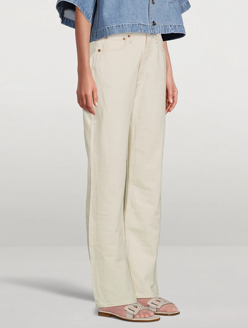 Alex High-Waisted Straight-Leg Jeans