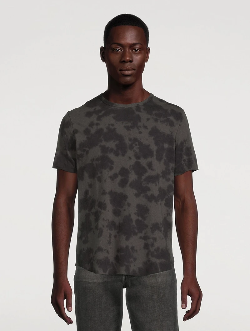Haydon Linen And Cotton Tie-Dye T-Shirt