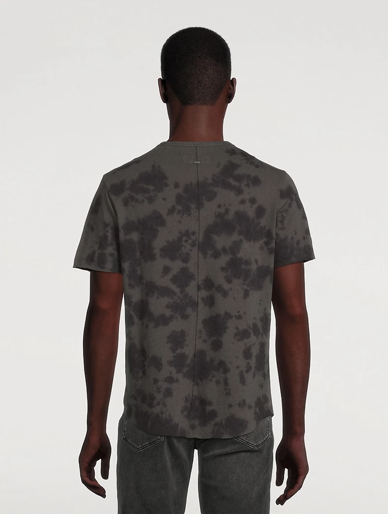 Haydon Linen And Cotton Tie-Dye T-Shirt