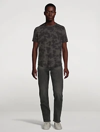 Haydon Linen And Cotton Tie-Dye T-Shirt