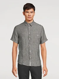 Gus Linen Short-Sleeve Shirt