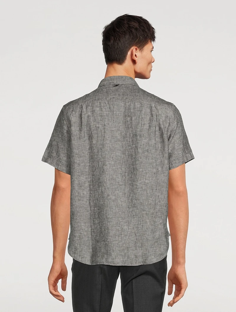 Gus Linen Short-Sleeve Shirt