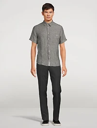 Gus Linen Short-Sleeve Shirt