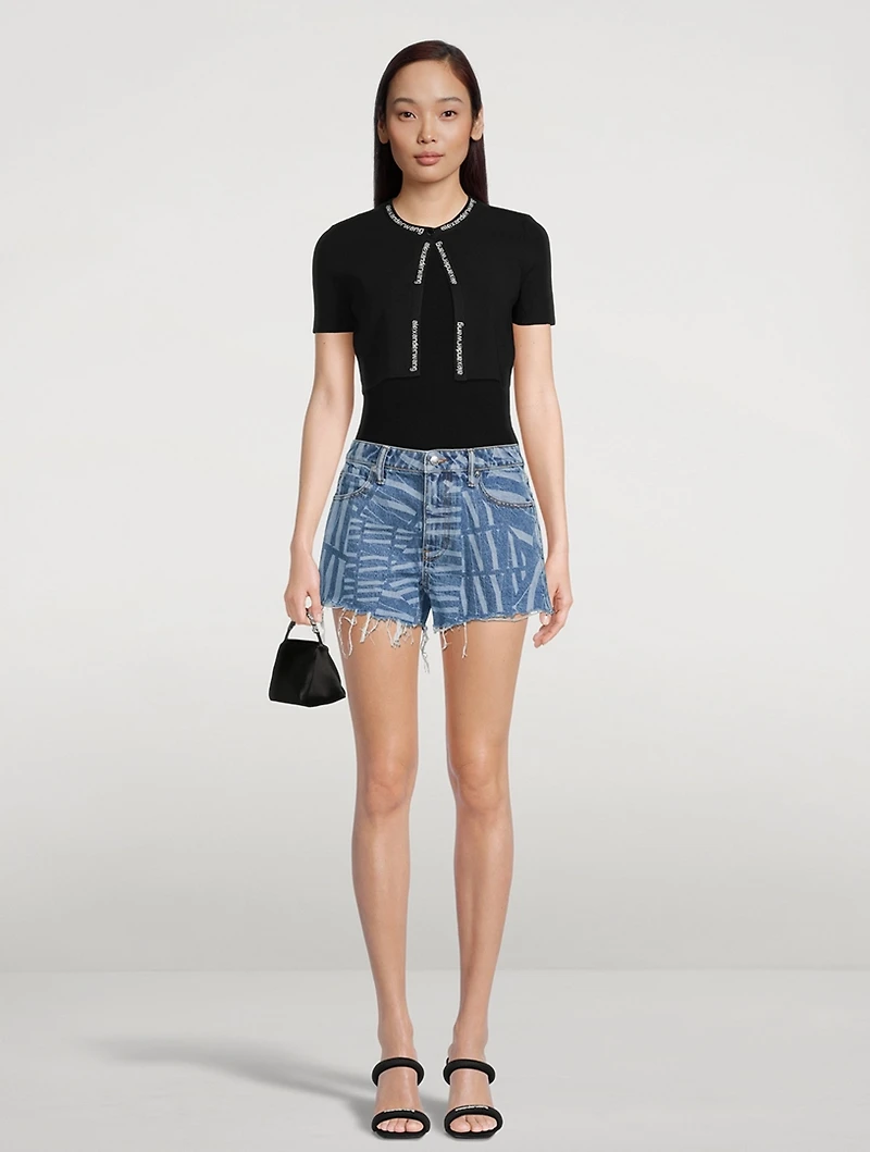 Bite Denim Shorts AWNY Print