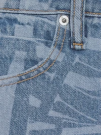 Bite Denim Shorts AWNY Print