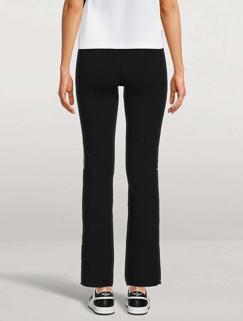 Logo-Jacquard Leggings