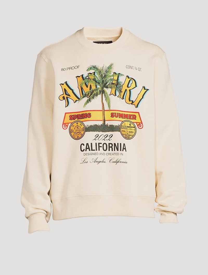 Rum Label Cotton Sweatshirt