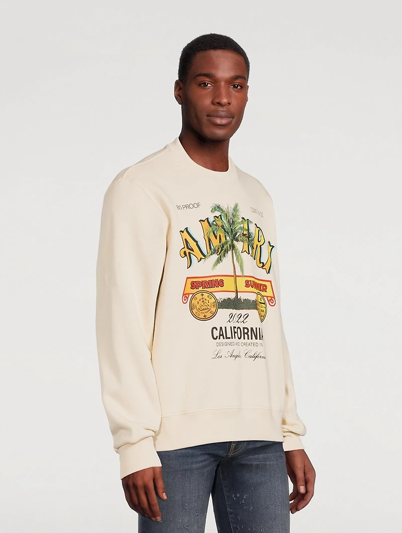Rum Label Cotton Sweatshirt